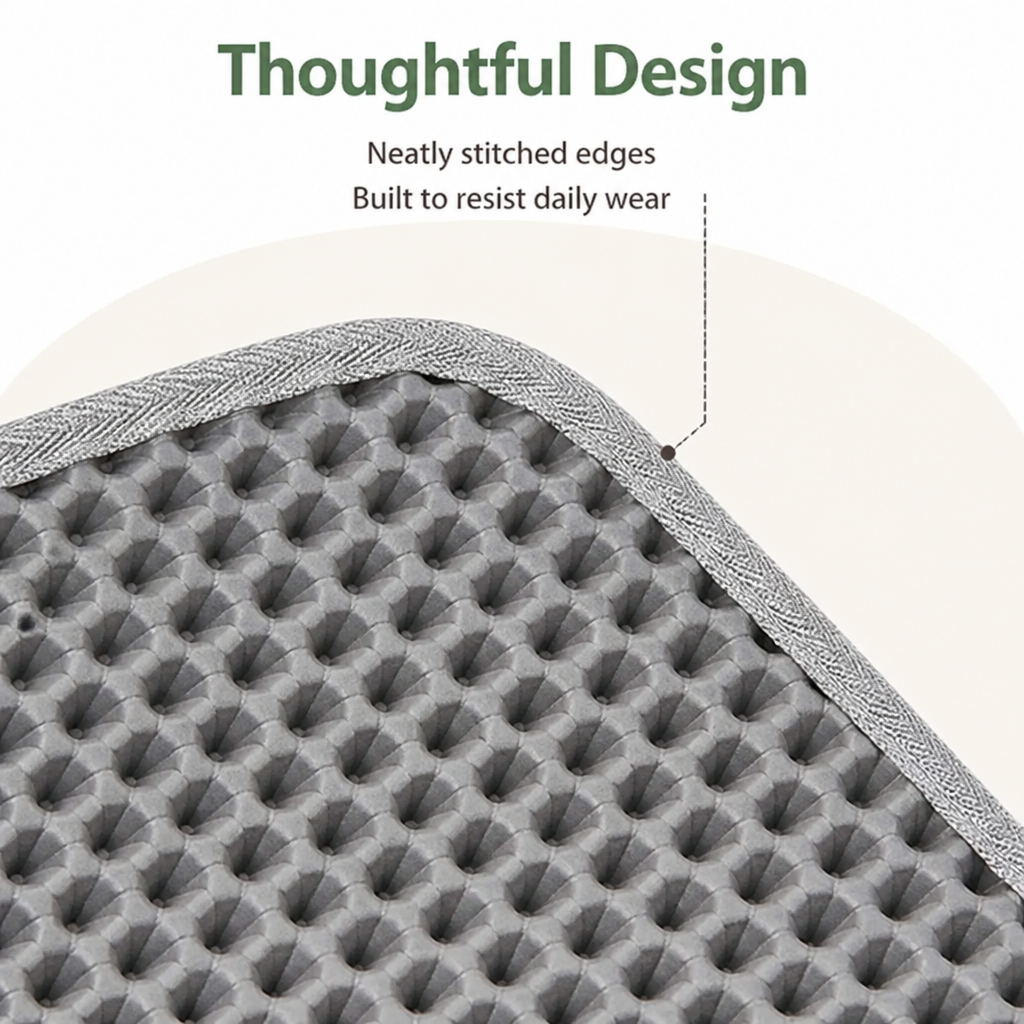 Petmarlow Double-Layer Sand Trap & Non-Slip Litter Mat – view 7