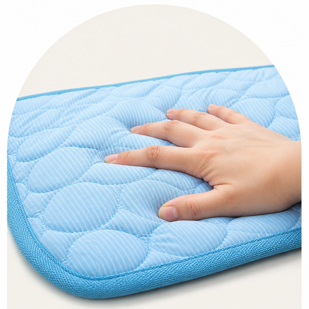 Petmarlow Dual-Sided Ice Silk & Breathable Mesh Cooling Mat (Machine Washable) – view 7
