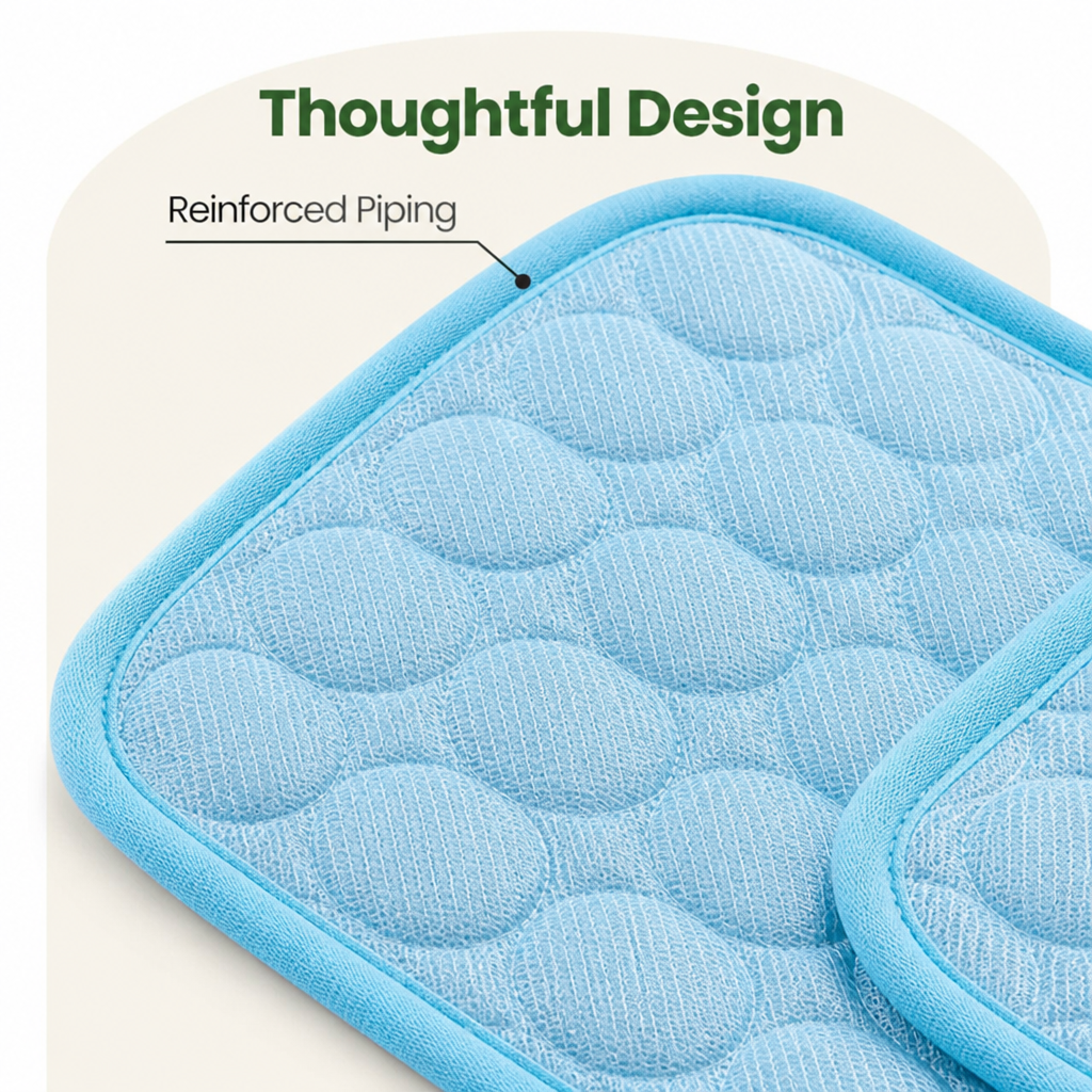 Petmarlow Dual-Sided Ice Silk Cooling Pet Mat (Machine Washable) – view 8