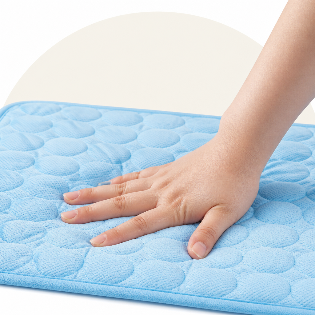 Petmarlow Dual-Sided Ice Silk Cooling Pet Mat (Machine Washable) – view 10