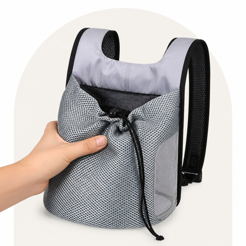 Petmarlow Ergonomic Double-Shoulder Plush Small Pet Backpack Carrier (Fits Up To 7.7 lbs) – view 8