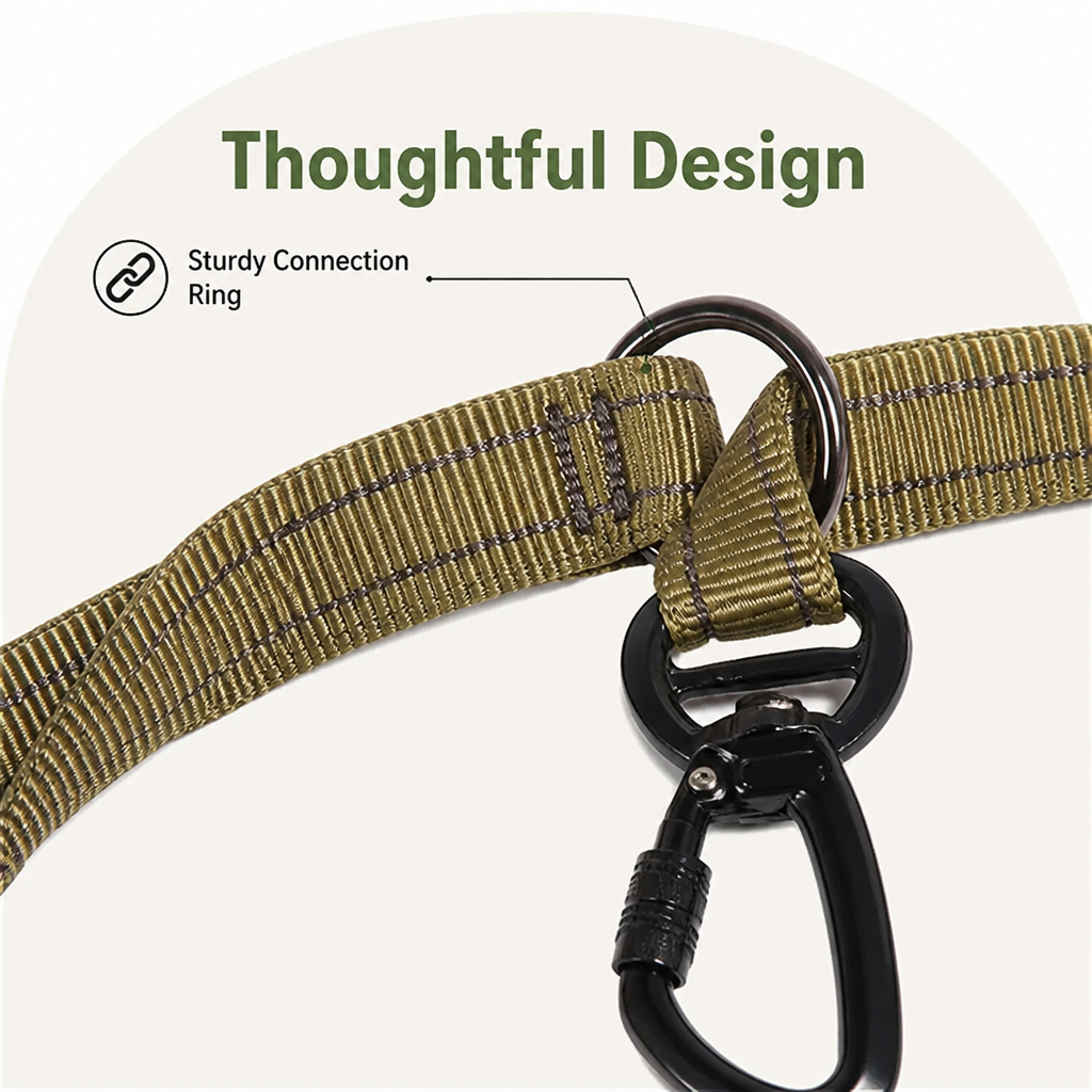Petmarlow Explosion-Proof Double-Sided Reflective Adjustable Dog Leash (Medium & Large) – view 8
