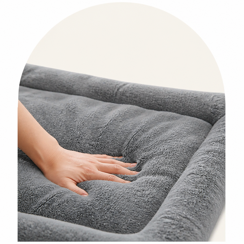 Petmarlow Extra Large Thickened Plush Dog Bed – view 7