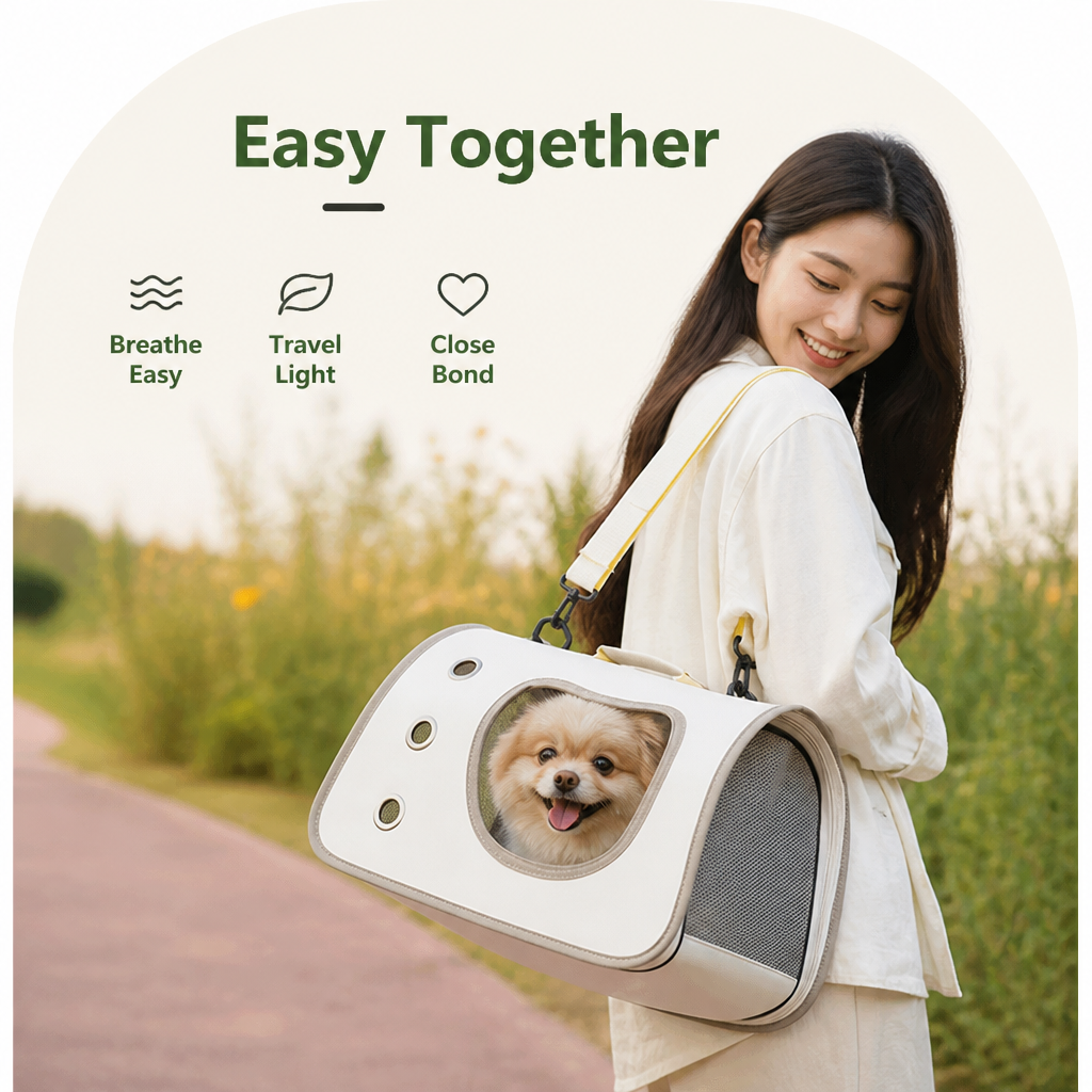 Petmarlow Foldable Breathable Hand & Crossbody Pet Carrier – view 7