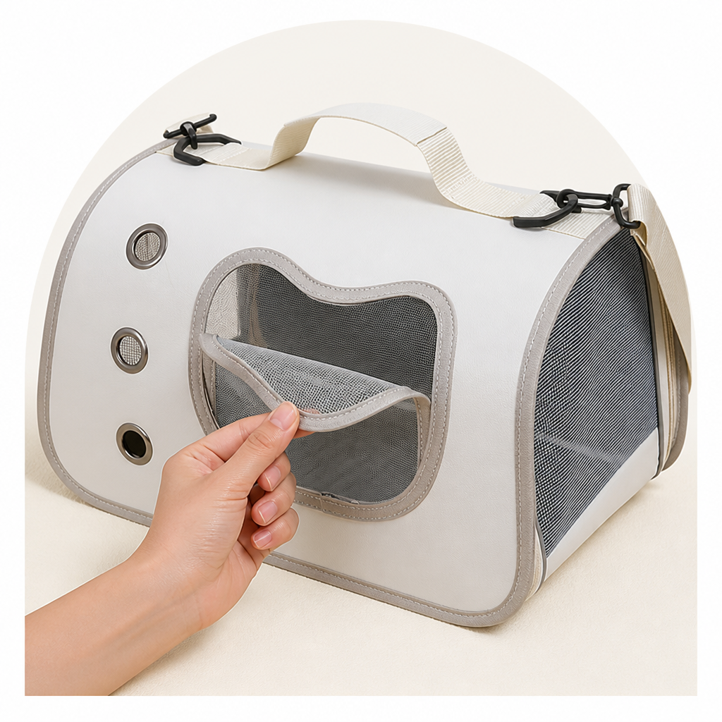 Petmarlow Foldable Breathable Hand & Crossbody Pet Carrier – view 8