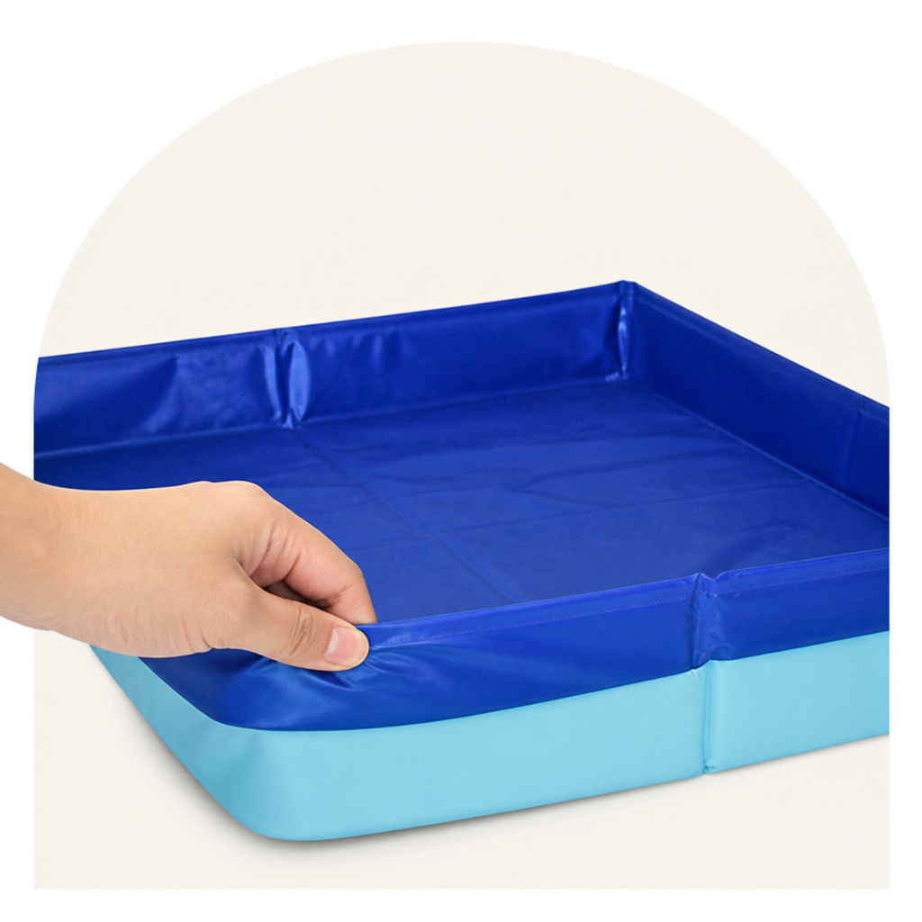 Petmarlow Foldable Pet Paddling Pool (Anti-Slip PVC Base) – view 8