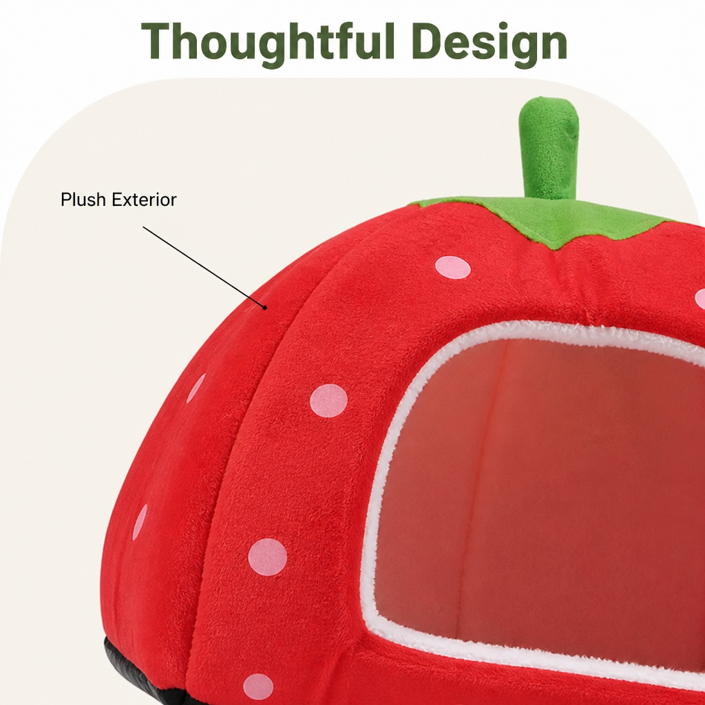 Petmarlow Foldable Plush Pet House Bed – view 10