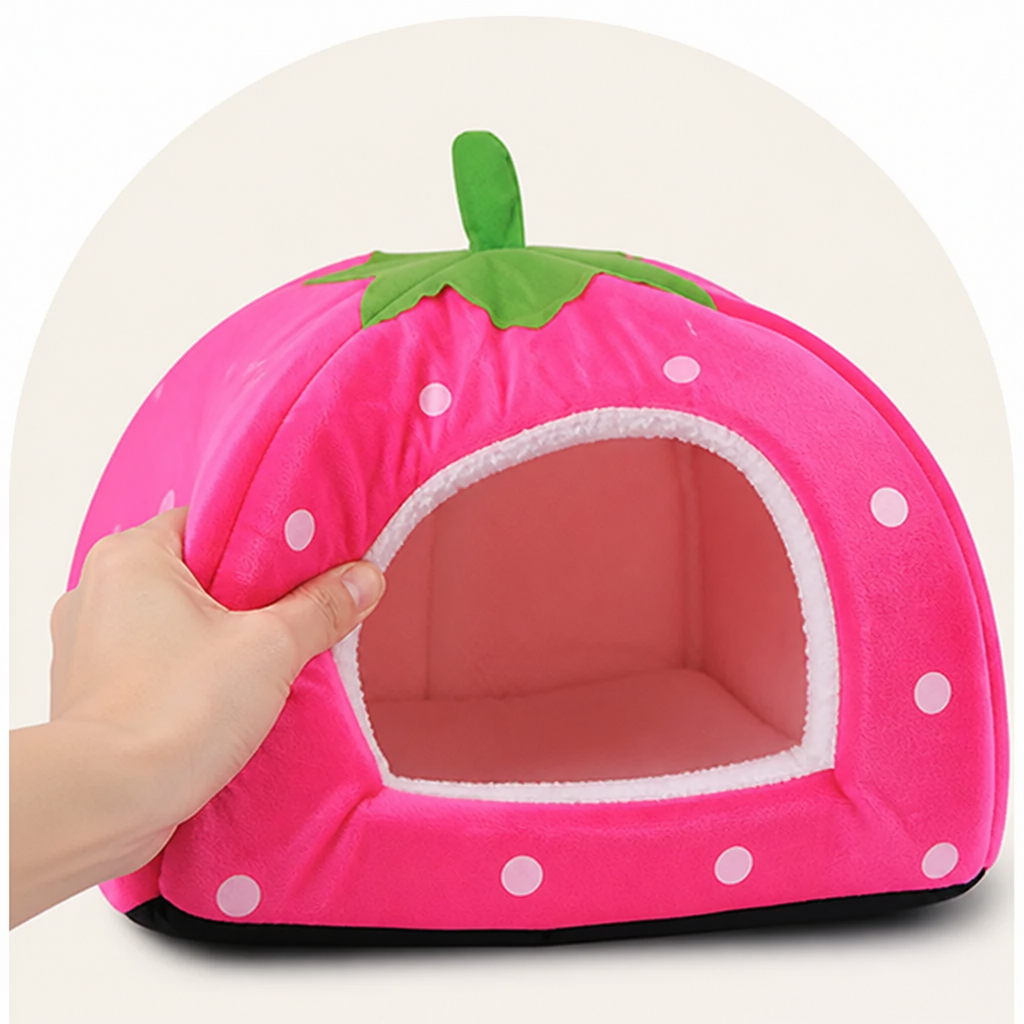 Petmarlow Foldable Plush Pet House Bed – view 12