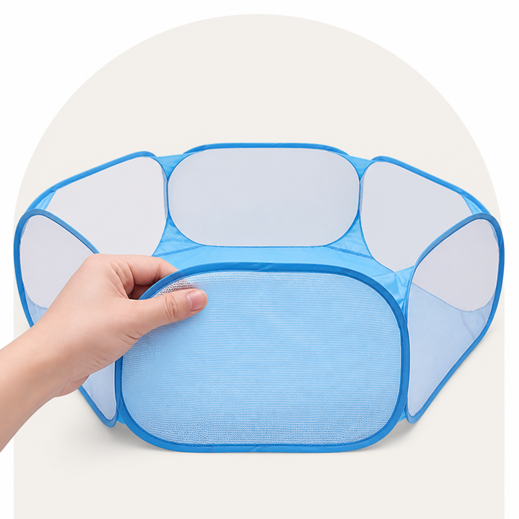 Petmarlow Foldable Pop-Up & Breathable Mesh Pet Playpen – view 8