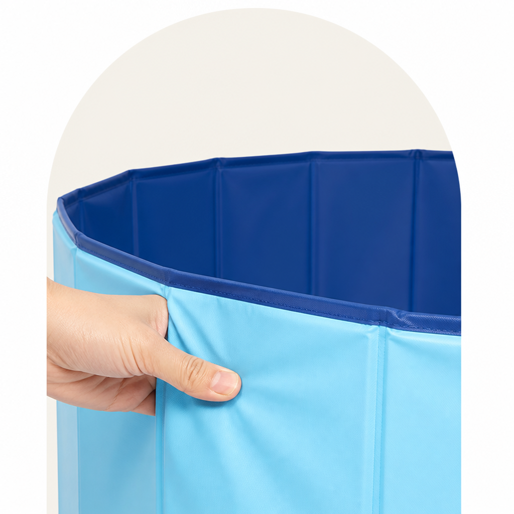 Petmarlow Foldable & Portable Pet Bathtub (For Small-to-Medium Pets) – view 8