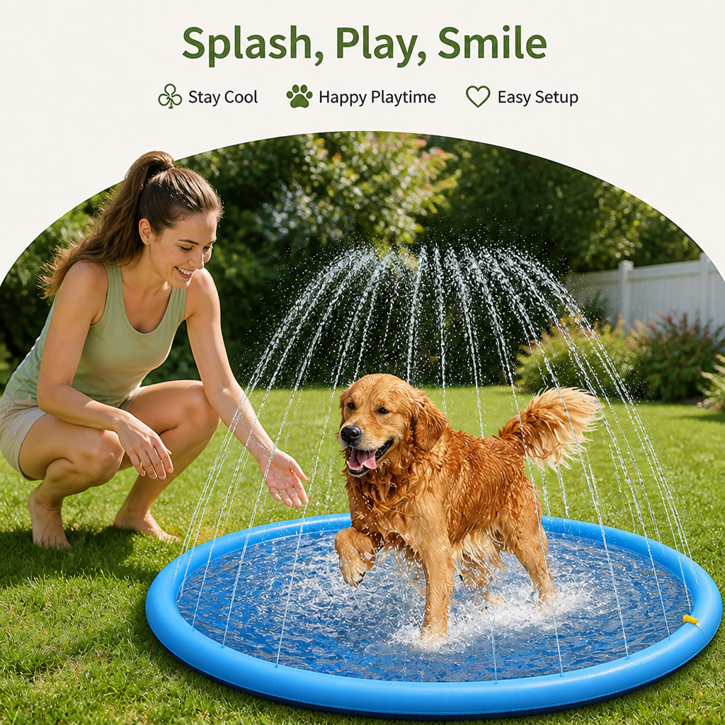 Petmarlow Foldable & Quick-Drain Splash Pad – view 7