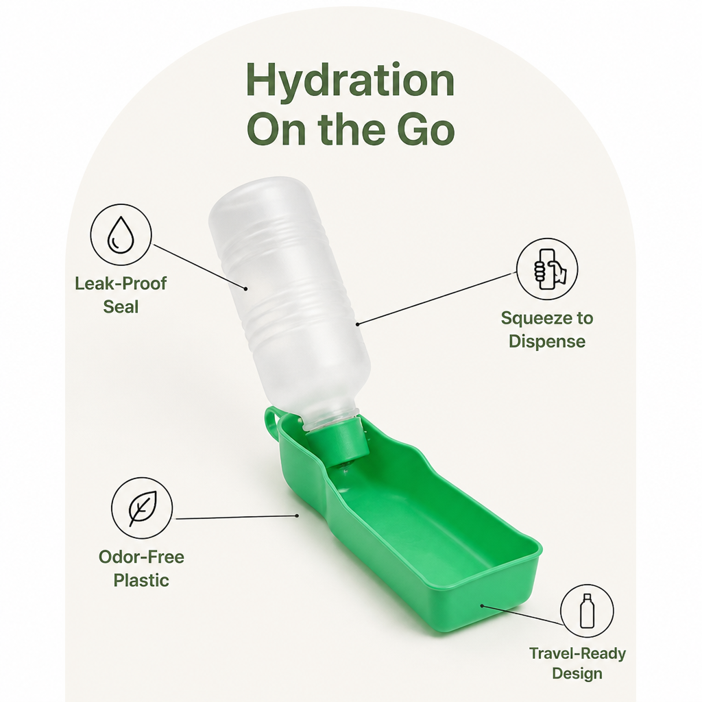 Petmarlow Food-Grade One-Hand Dog Water Bottle – view 9