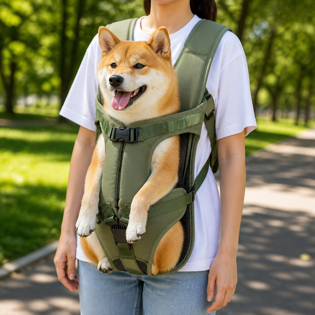 Petmarlow Hands-Free Adjustable & Breathable Front Carrier Backpack – view 7