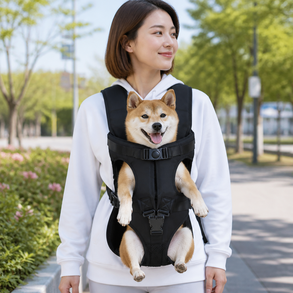 Petmarlow Hands-Free Adjustable & Breathable Front Carrier Backpack – view 8