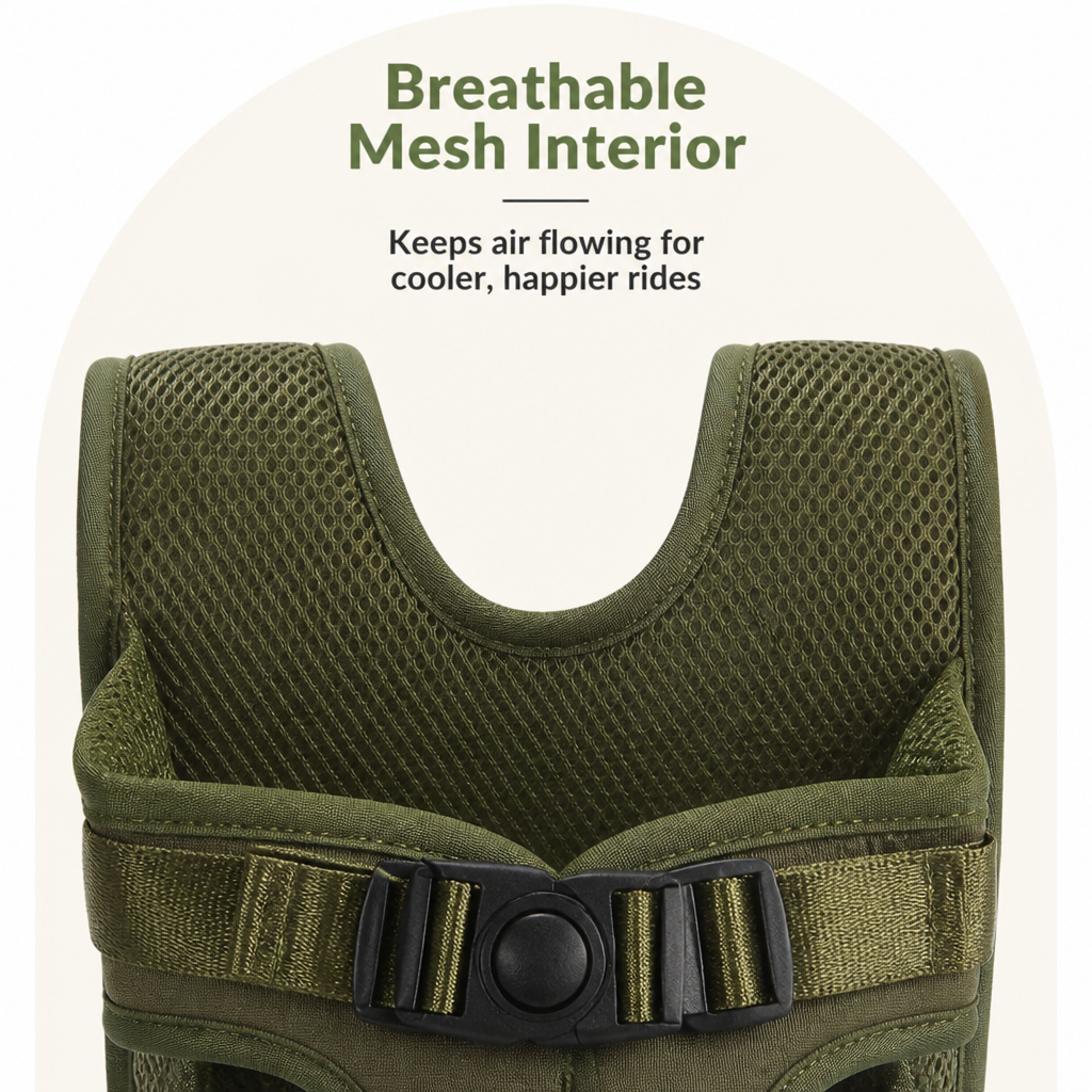 Petmarlow Hands-Free Adjustable & Breathable Front Carrier Backpack – view 10