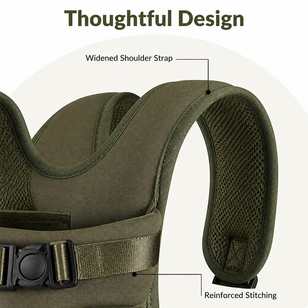 Petmarlow Hands-Free Adjustable & Breathable Front Carrier Backpack – view 11