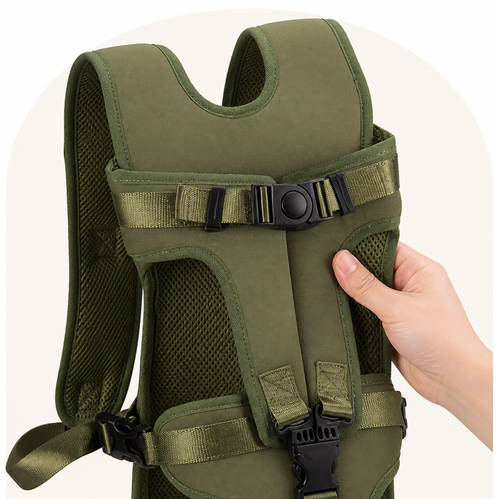 Petmarlow Hands-Free Adjustable & Breathable Front Carrier Backpack – view 13