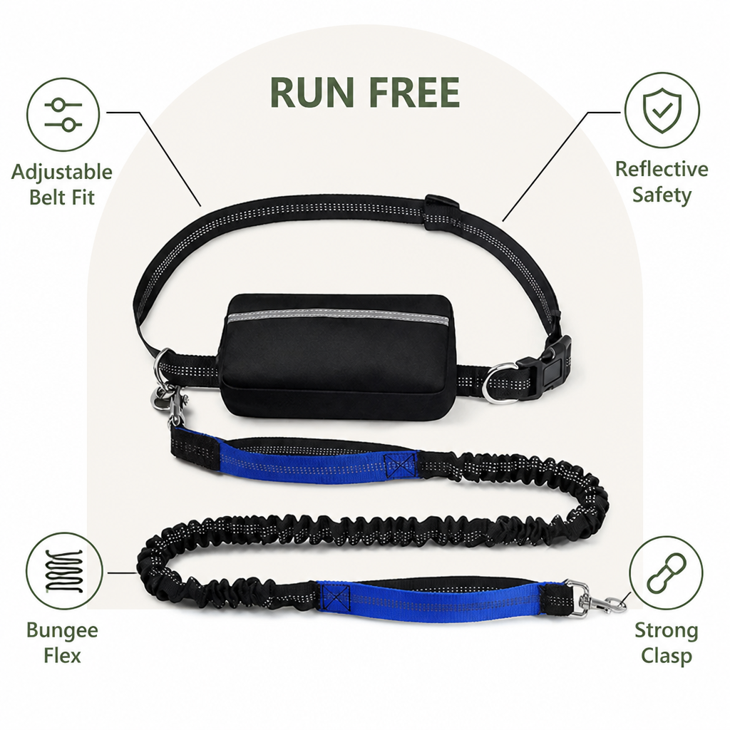 Petmarlow Hands-Free Adjustable Waist & Chest Dog Leash – view 8