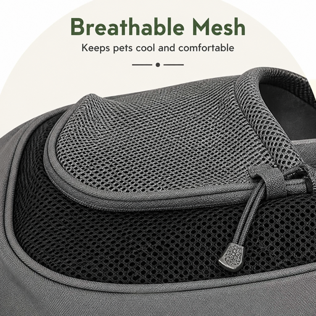 Petmarlow Hands-Free Breathable Sling Carrier (Safety Hook) – view 7
