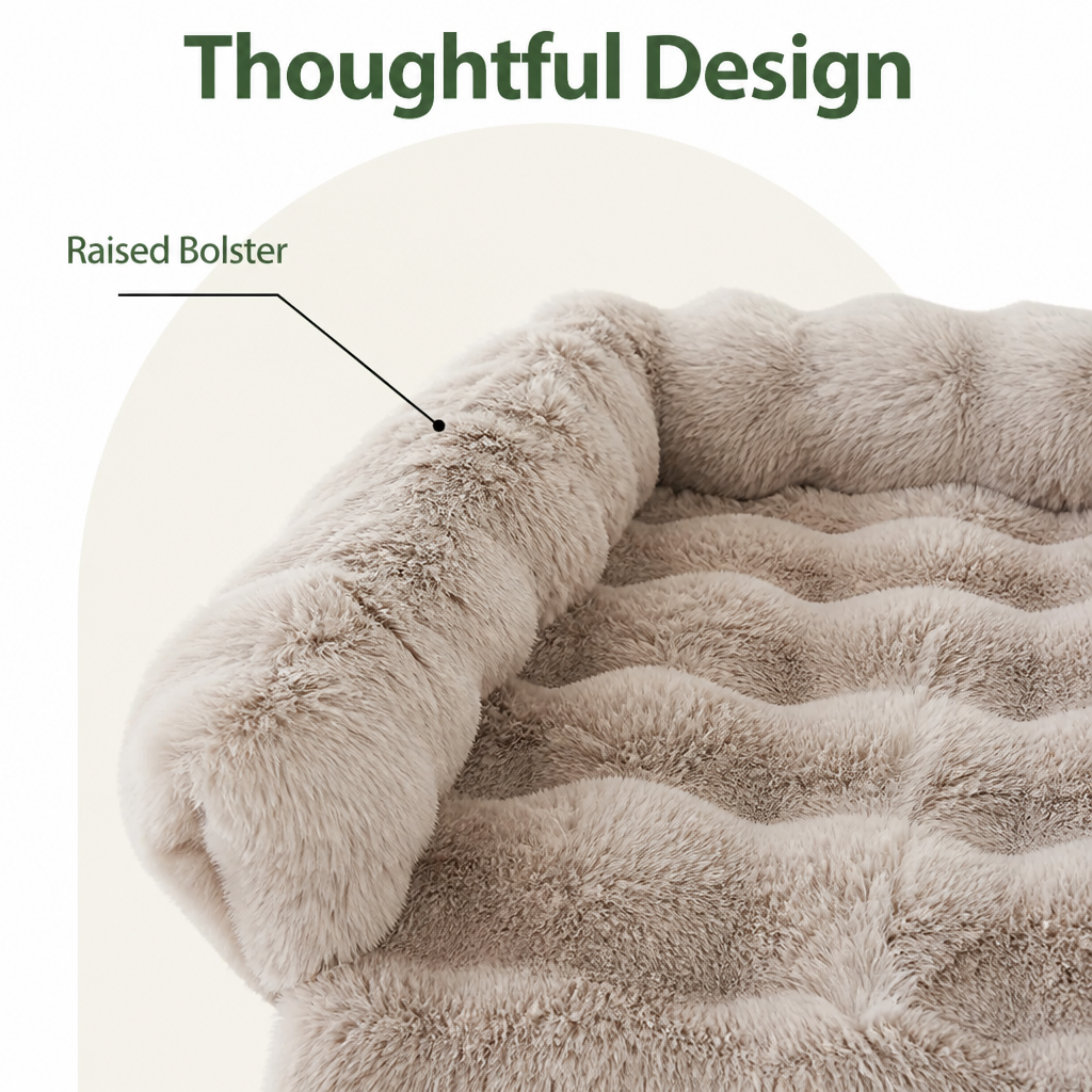 Petmarlow Imitation Rabbit Fur & Anti-Slip Dog Bed – view 7