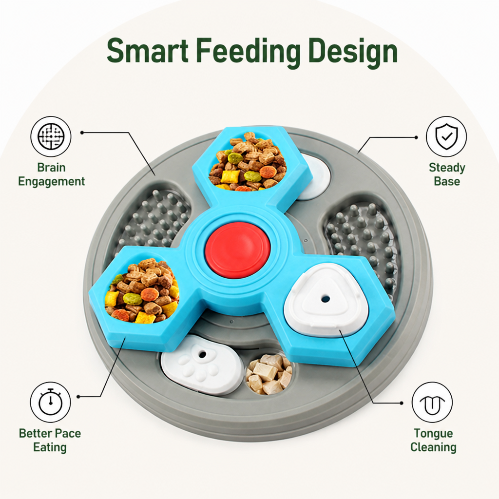 Petmarlow Interactive Multi-Layer & Non-Slip Slow Feeder Bowl – view 16