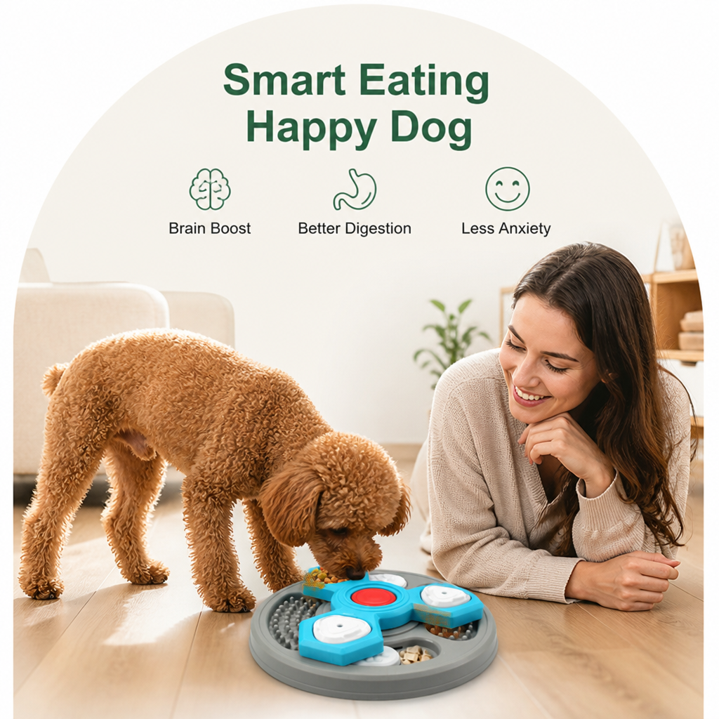 Petmarlow Interactive Multi-Layer & Non-Slip Slow Feeder Bowl – view 19