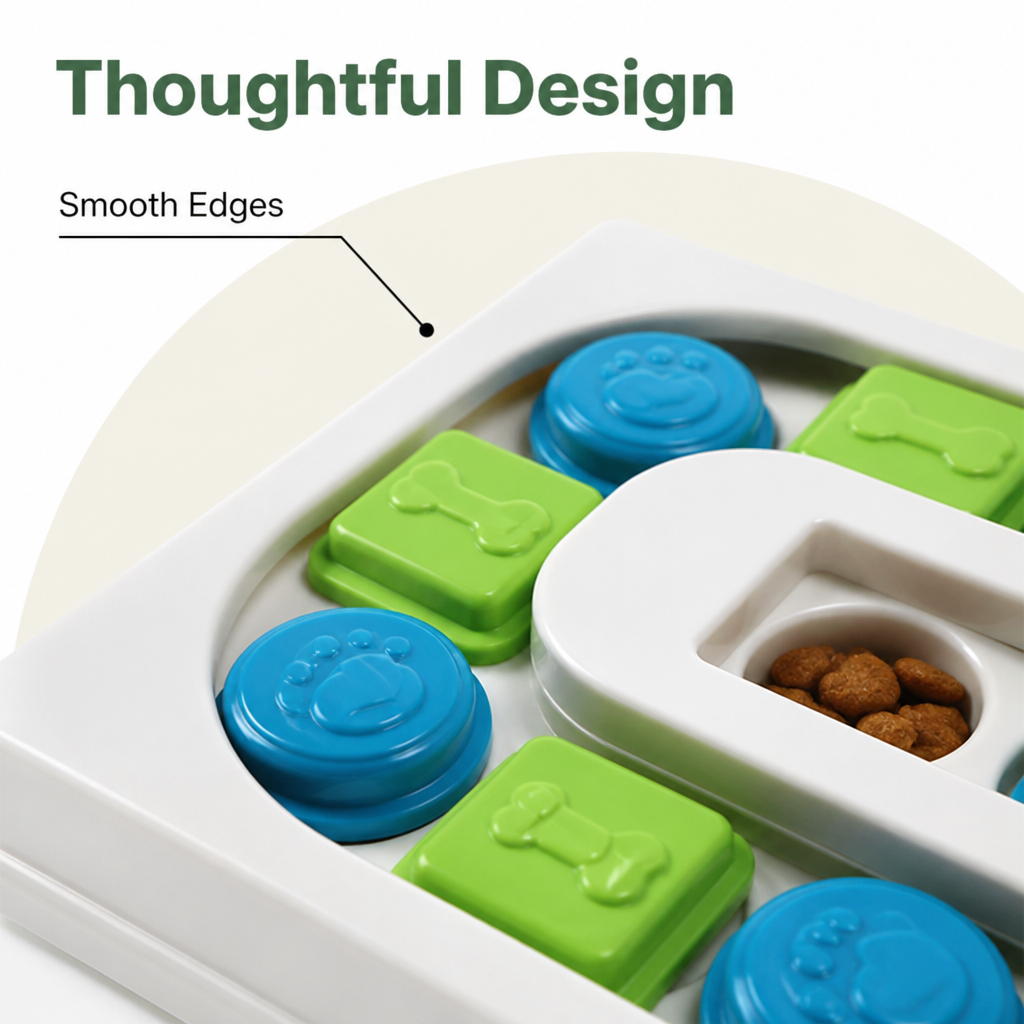 Petmarlow Interactive Puzzle & Non-Slip Slow-Feeder Bowl – view 10