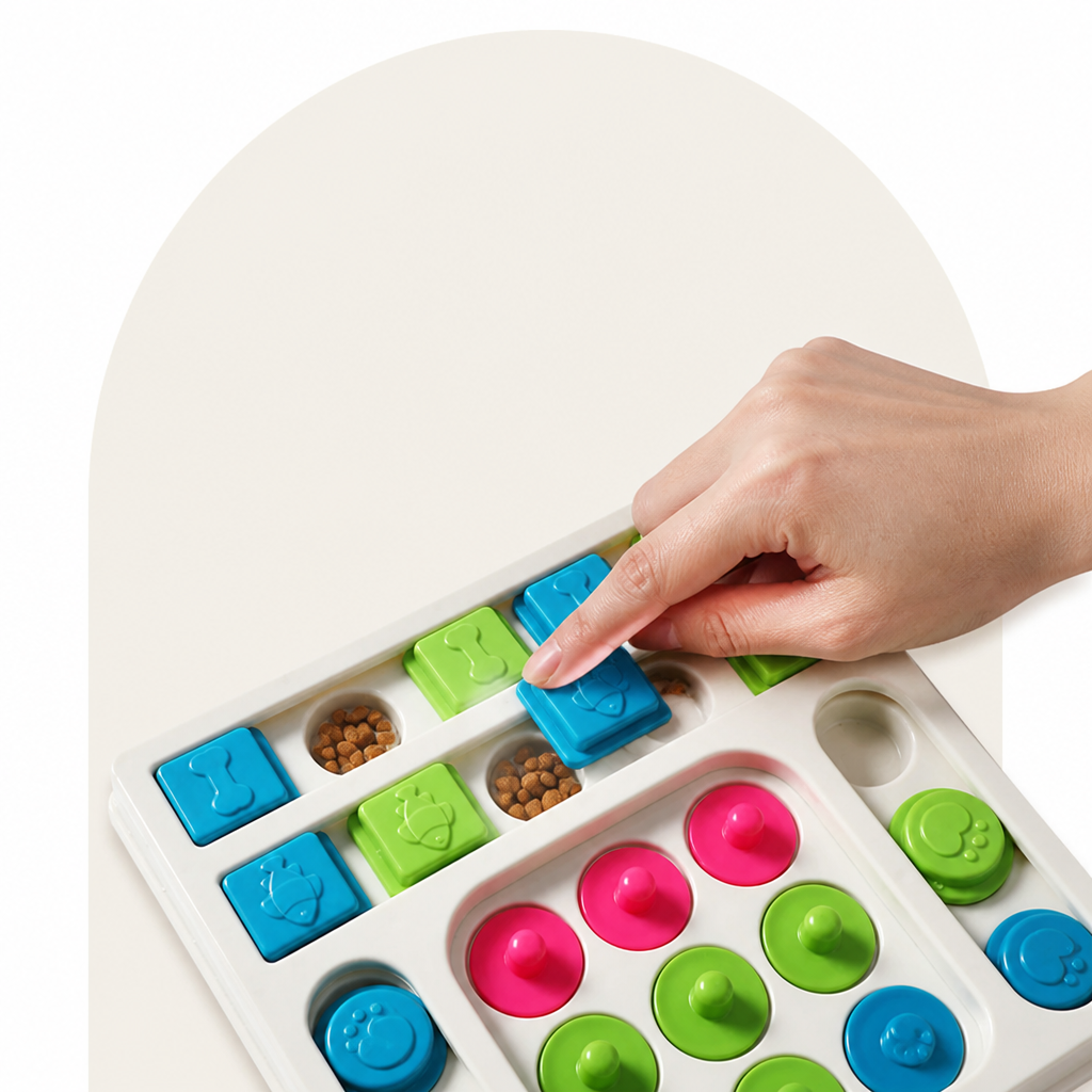 Petmarlow Interactive Puzzle & Non-Slip Slow-Feeder Bowl – view 12