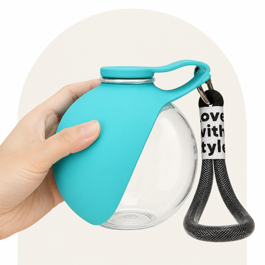 Petmarlow Leak-Proof Collapsible Silicone Travel Pet Water Bottle (285ml) – view 8