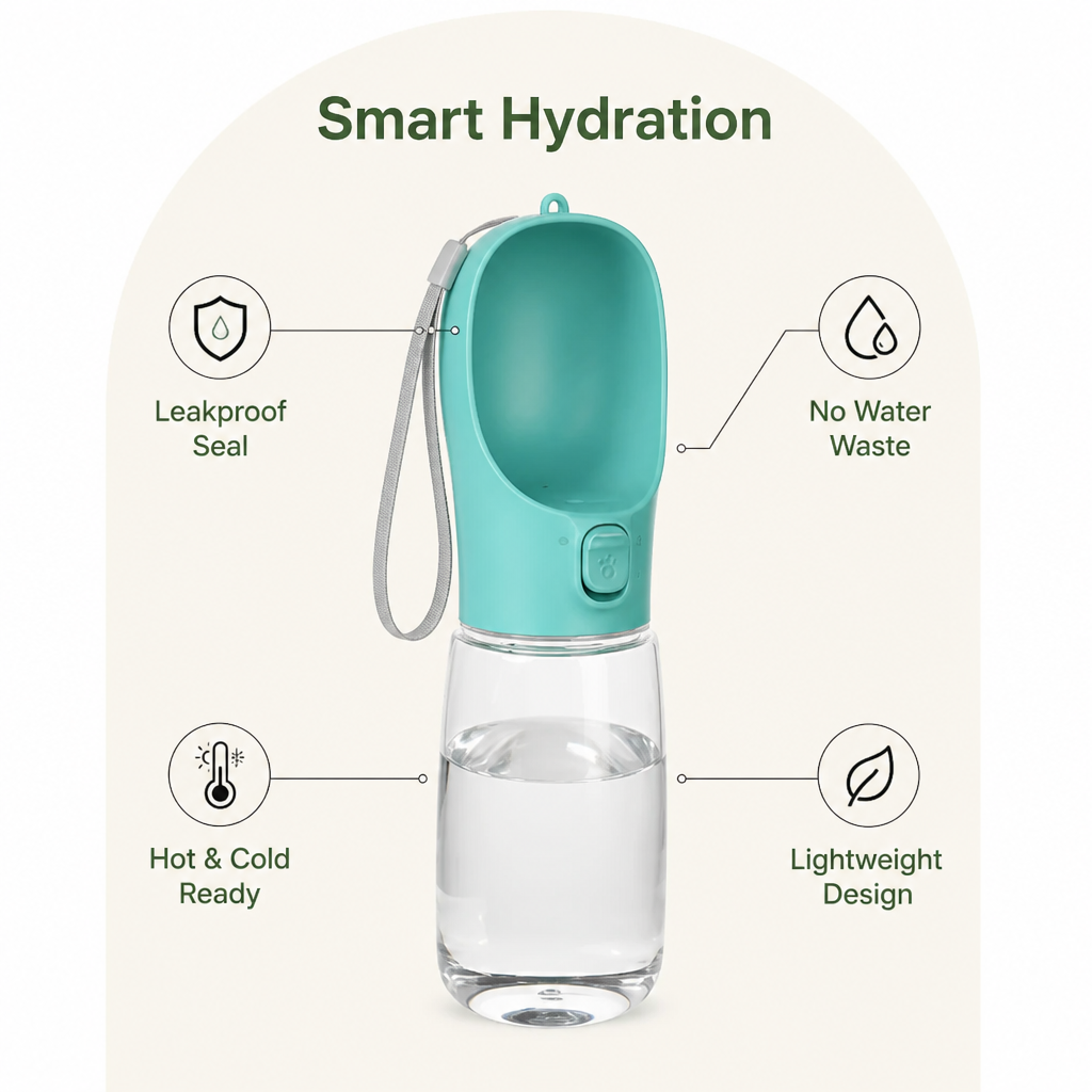 Petmarlow Leakproof & Water-Saving Travel Water Bottle – view 8