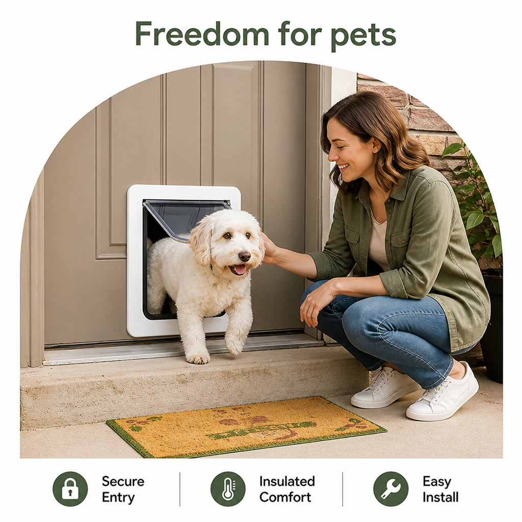 Petmarlow Lockable & Insulated Dog Door (Easy Install) – view 8