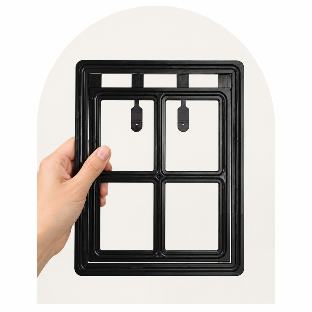 Petmarlow Lockable Two-Way Roller Pet Screen Door (Fits Most Screens) – view 8