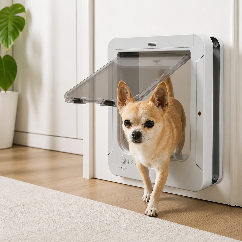 DogBedHouse Microchip-Activated Automatic Pet Door (XL) – view 11