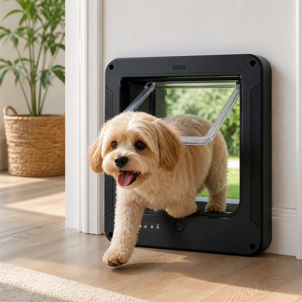DogBedHouse Microchip-Activated Automatic Pet Door (XL) – view 12