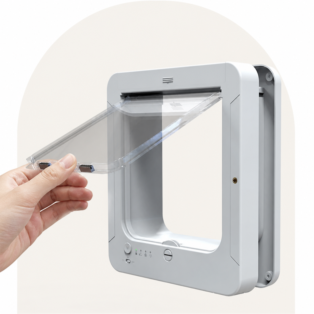 DogBedHouse Microchip-Activated Automatic Pet Door (XL) – view 8