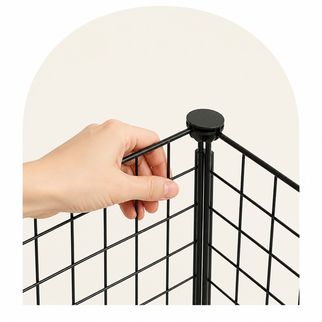Petmarlow Modular Wire Mesh Playpen – view 20