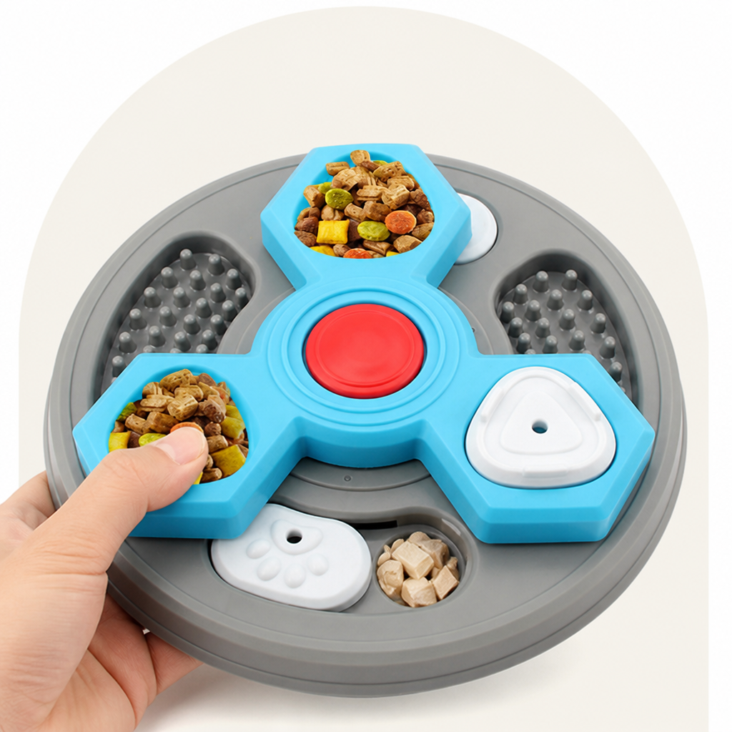 Petmarlow Multi-Layer Puzzle & Anti-Slip Slow Feeder Bowl – view 17