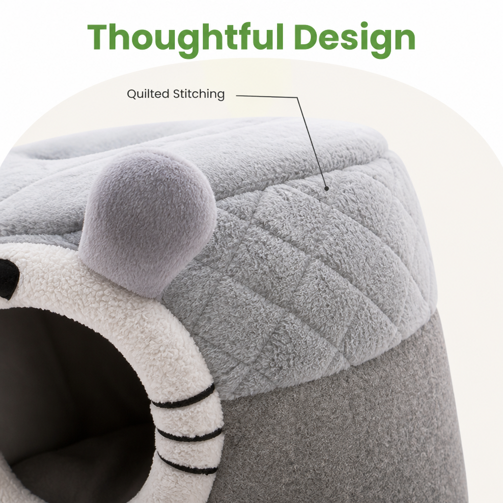 DogBedHouse Plush Insulated Pet Tent (Removable Cushion) – view 8