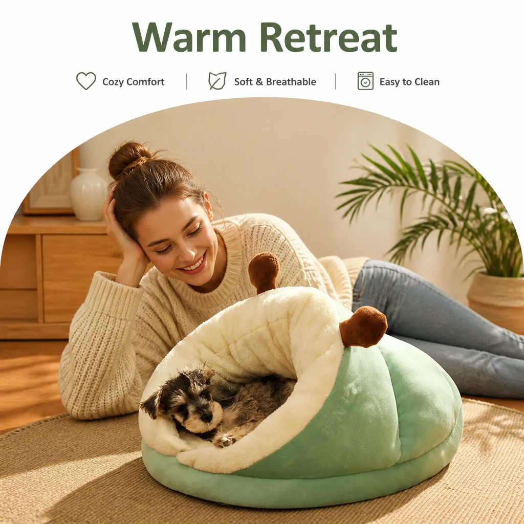 Petmarlow Plush Insulating Washable Kennel Bed – view 8