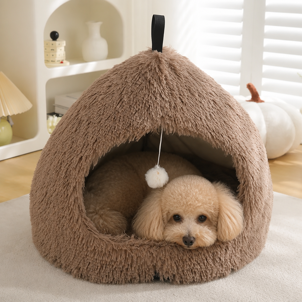 Petmarlow Plush Velvet & Non-Slip Dog Bed – view 7