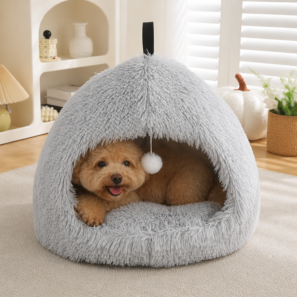 Petmarlow Plush Velvet & Non-Slip Dog Bed – view 12