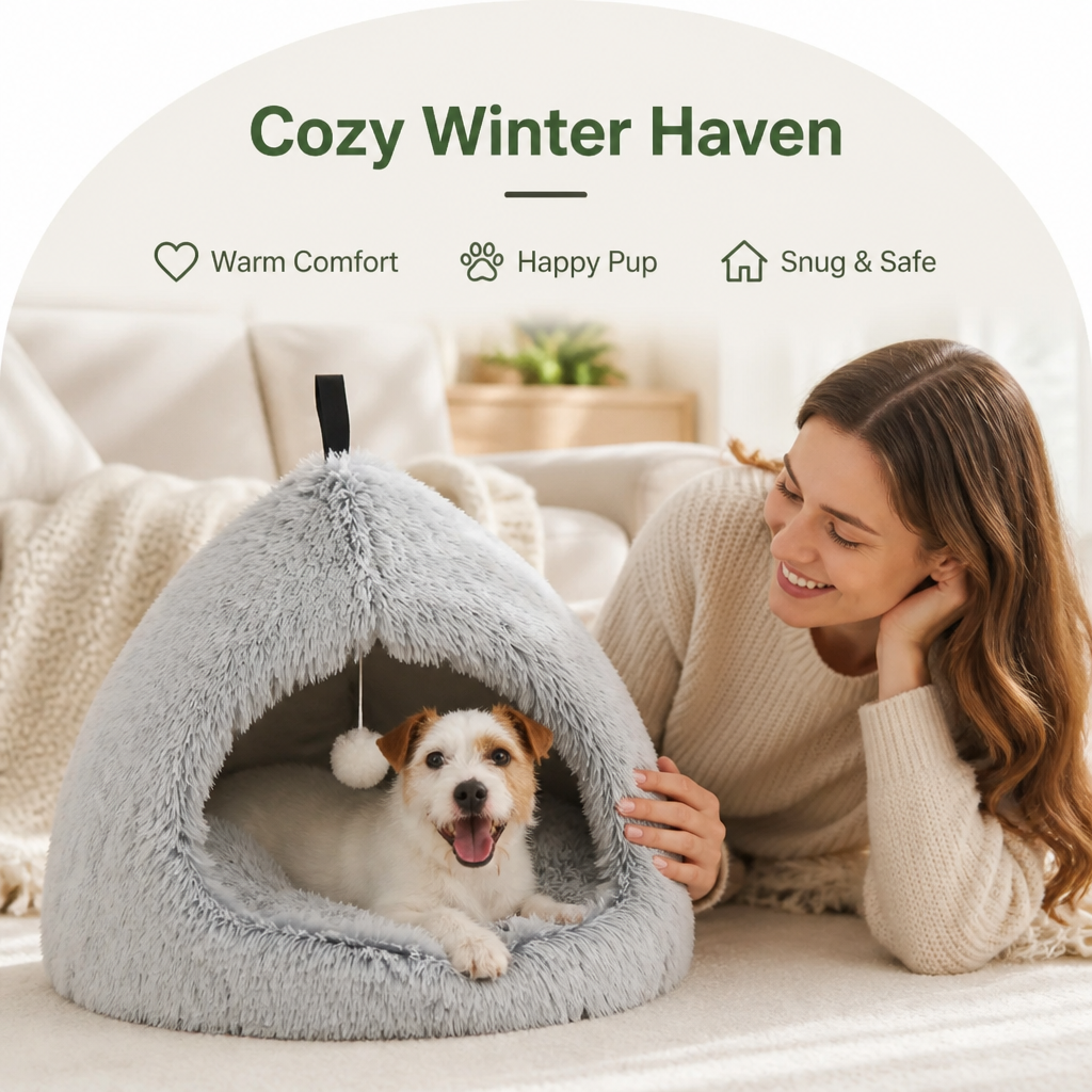 Petmarlow Plush Velvet & Non-Slip Dog Bed – view 16