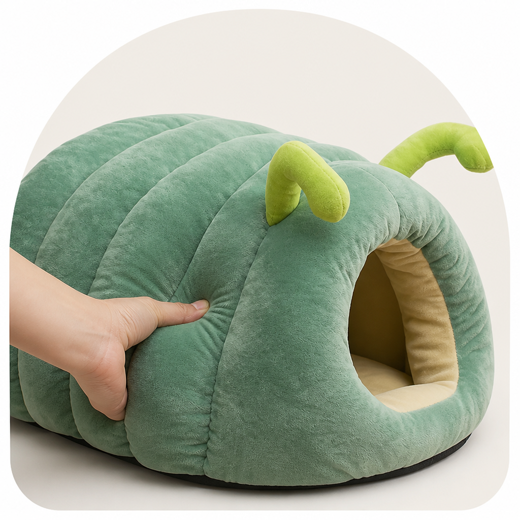 Petmarlow Plush & Warm Semi-Enclosed Pet Bed (Indoor) – view 8