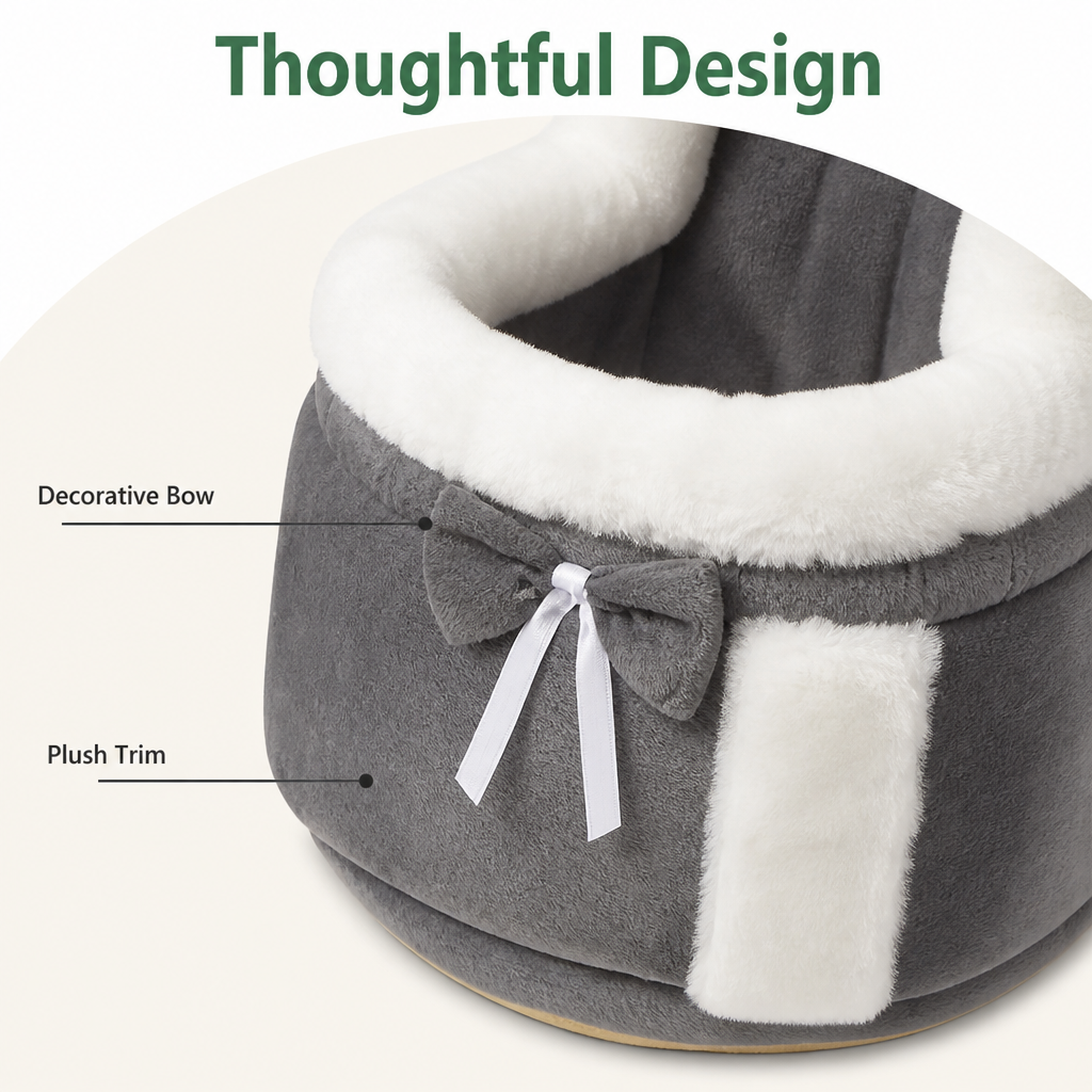 Petmarlow Plush Winter-Lined Pet Carrier Backpack – view 7