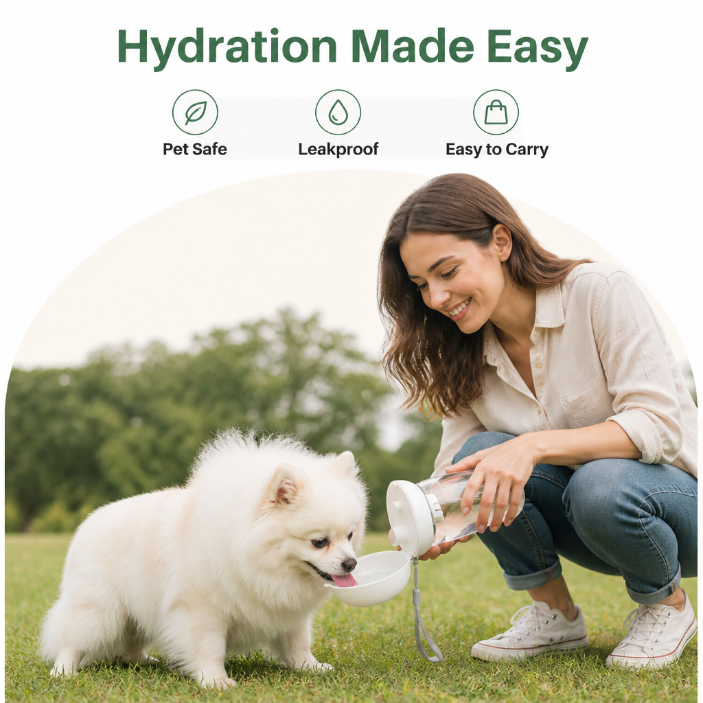 Petmarlow Portable Food-Grade Pet Water Bottle (Lanyard) – view 15
