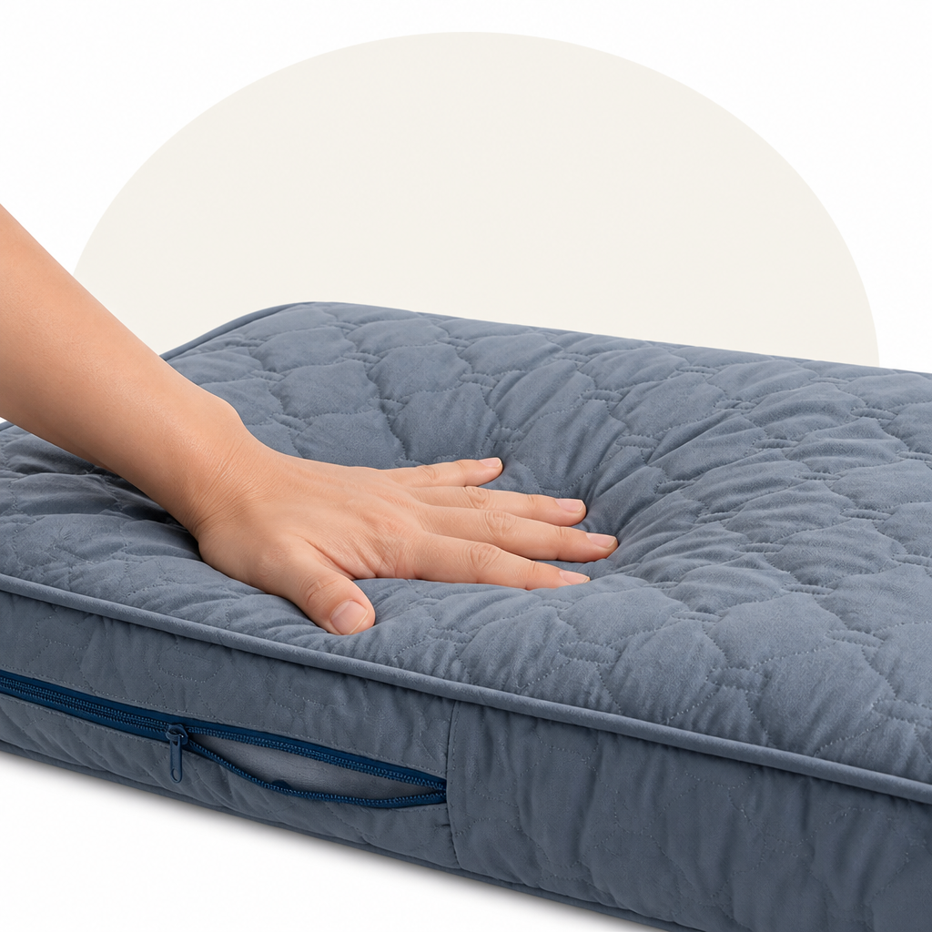 DogBedHouse Quilted Waterproof Washable Dog Bed Cover (Removable) – view 16