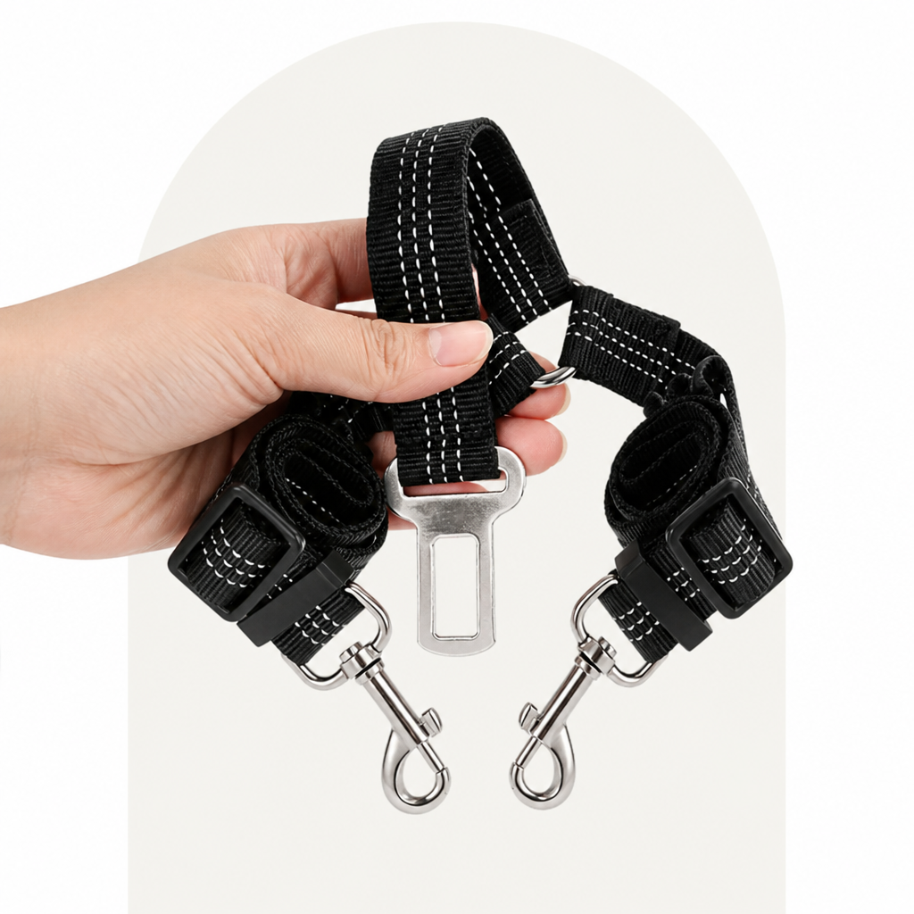 Petmarlow Reflective Elastic Shock-Absorbing Car Seat Tether – view 7