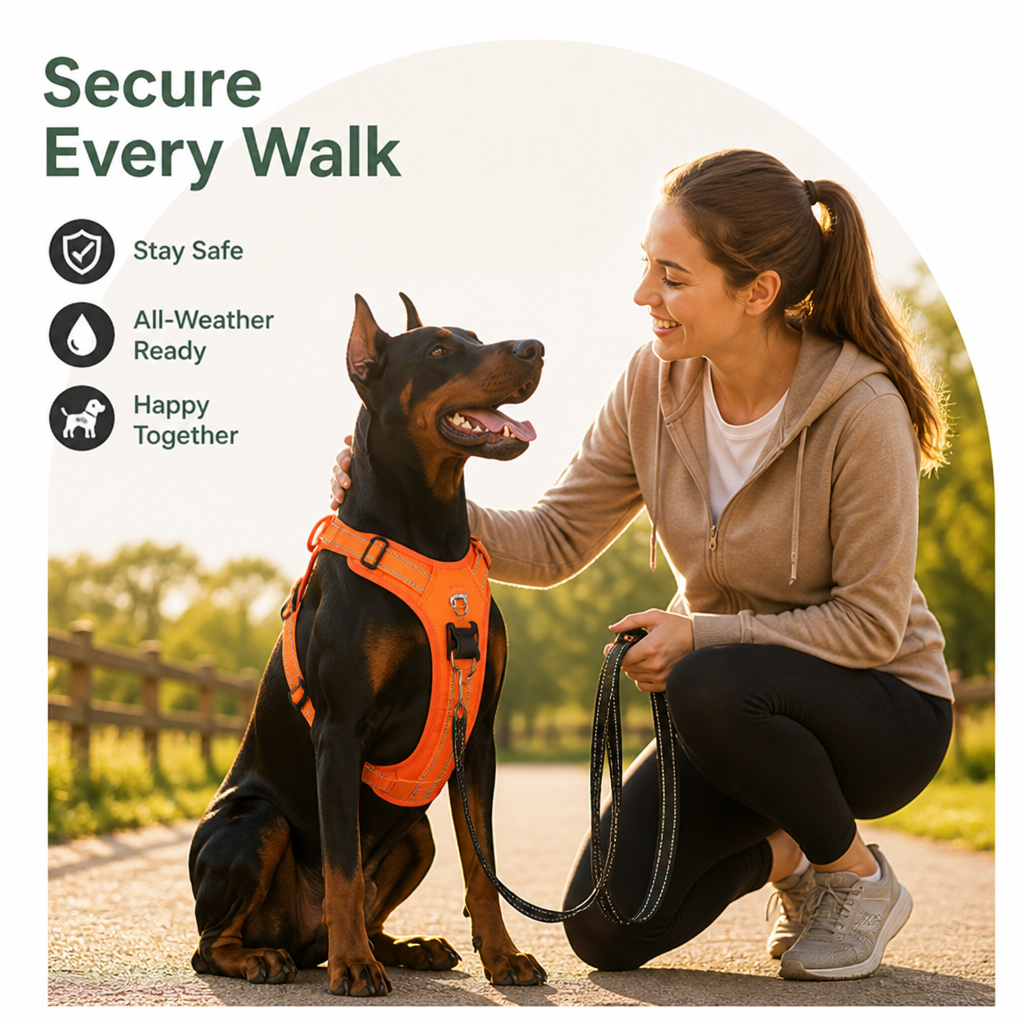 Petmarlow Reflective & Waterproof Tactical Dog Harness – view 9