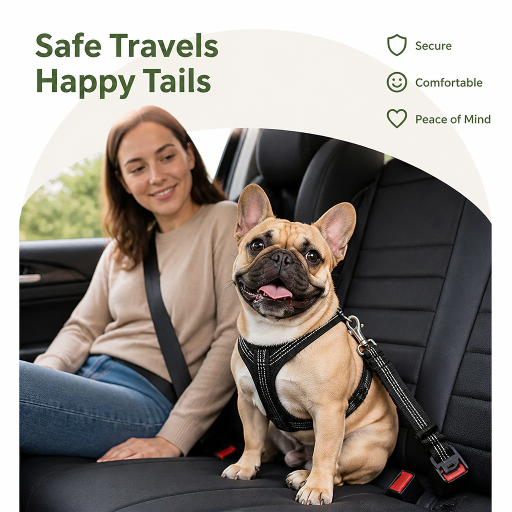Petmarlow Retractable Heavy-Duty Nylon Dog Seat Belt – view 13