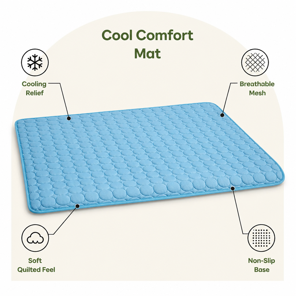 Petmarlow Self-Cooling Durable Non-Slip Pet Mat – view 8